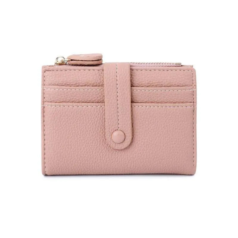 Women Short Wallets PU Leather Plaid Female Purses Solid Card Holder Wallet Fashion Woman Small Wallet With Coin Purse - AMIR BAGS INDIA PRIVATE LIMITED