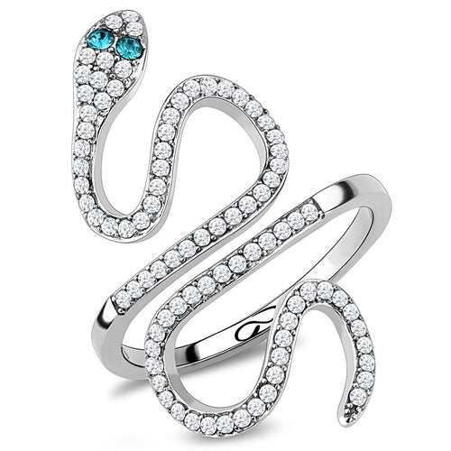 Women Stainless Steel Synthetic Crystal Rings - AMIR BAGS INDIA PRIVATE LIMITED