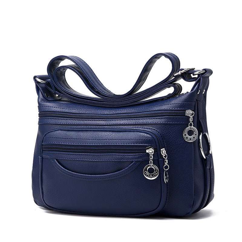 Women Work Bag Multi - pocket Messenger Bag With Zippers Daily Crossbody Bag - AMIR BAGS INDIA PRIVATE LIMITED