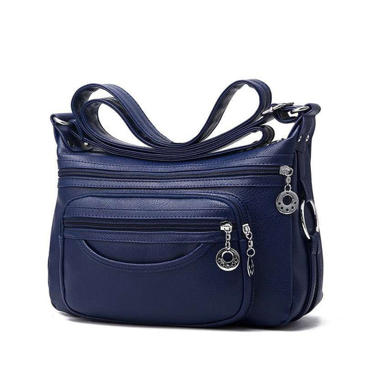 Women Work Bag Multi - pocket Messenger Bag With Zippers Daily Crossbody Bag - AMIR BAGS INDIA PRIVATE LIMITED