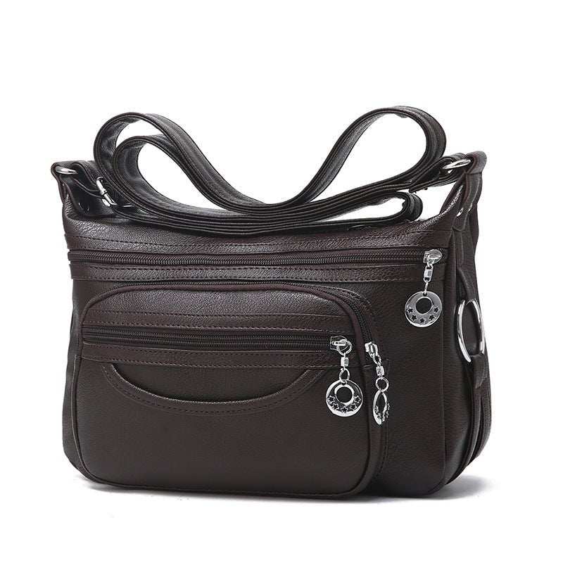 Women Work Bag Multi - pocket Messenger Bag With Zippers Daily Crossbody Bag - AMIR BAGS INDIA PRIVATE LIMITED