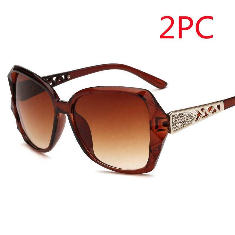 Women's Big Frame Sunglasses Women Retro Sunglasses - AMIR BAGS INDIA PRIVATE LIMITED