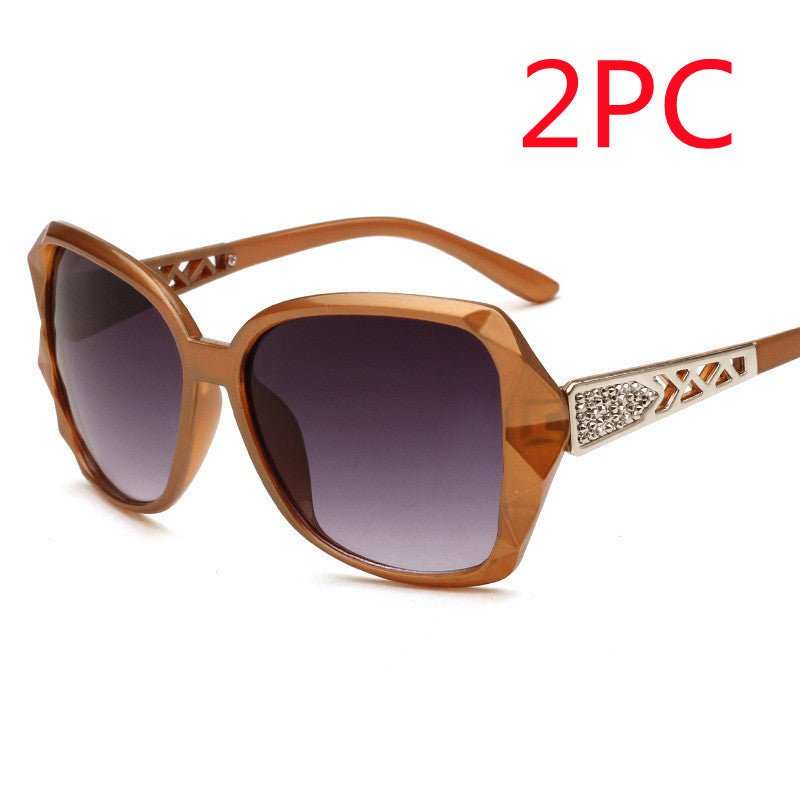 Women's Big Frame Sunglasses Women Retro Sunglasses - AMIR BAGS INDIA PRIVATE LIMITED