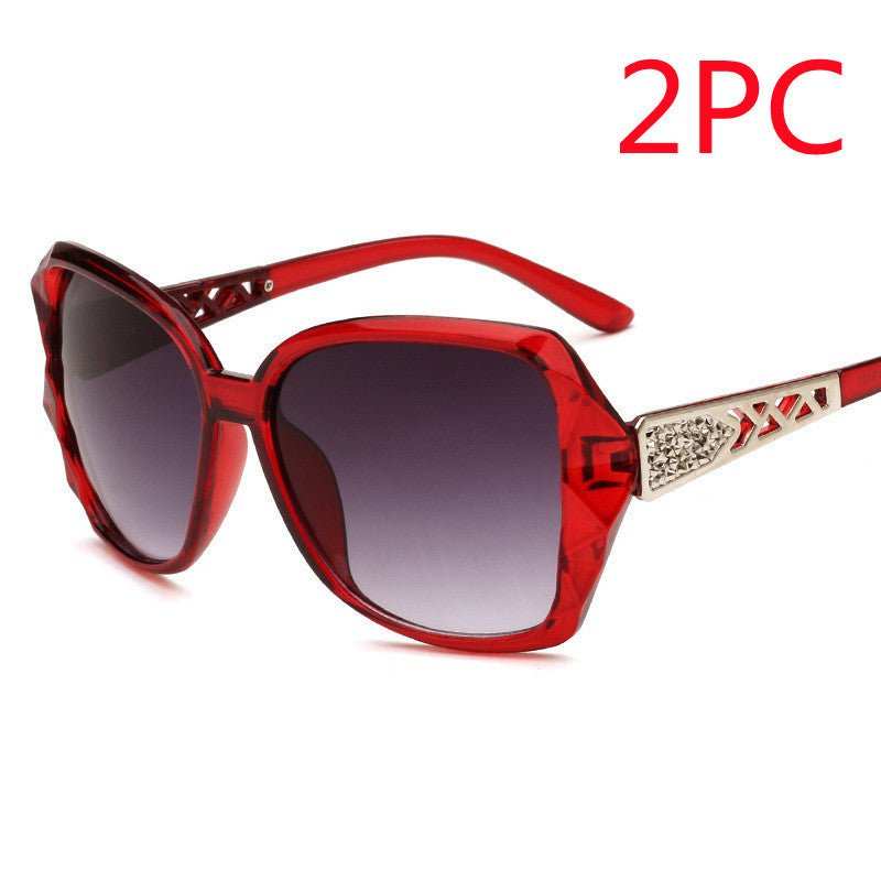 Women's Big Frame Sunglasses Women Retro Sunglasses - AMIR BAGS INDIA PRIVATE LIMITED