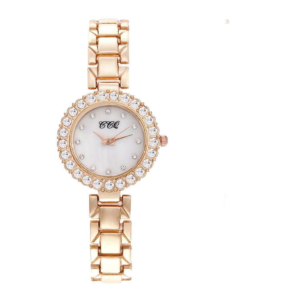 Women's Fashion Diamond Bracelet Watch Suit - AMIR BAGS INDIA PRIVATE LIMITED