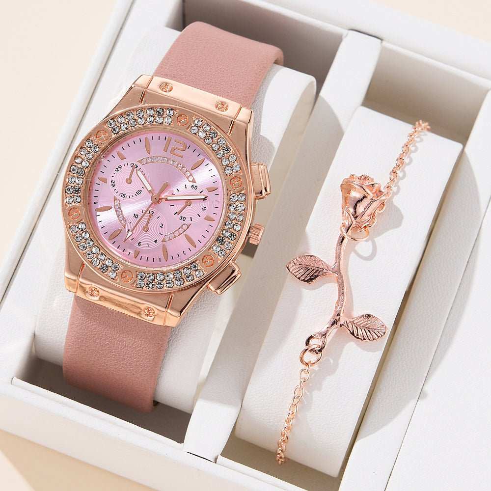 Women's Fashion Pu Strap Watch - AMIR BAGS INDIA PRIVATE LIMITED
