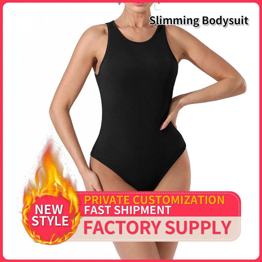 Women's Fashion Simple Solid Color Bodysuit - AMIR BAGS INDIA PRIVATE LIMITED
