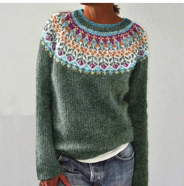 Women's Fashionable Pullover Sweater Top - AMIR BAGS INDIA PRIVATE LIMITED