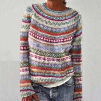 Women's Fashionable Pullover Sweater Top - AMIR BAGS INDIA PRIVATE LIMITED