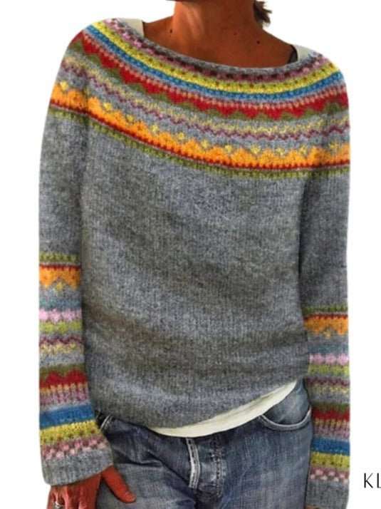 Women's Fashionable Pullover Sweater Top - AMIR BAGS INDIA PRIVATE LIMITED
