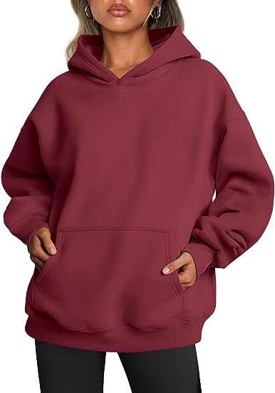 Women's Hoodies With Pockets Fashion Solid Sweatshirt Oversized Hooded Sweater Womens Clothing - AMIR BAGS INDIA PRIVATE LIMITED