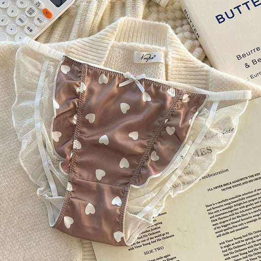Women's Lace Forged Japanese - style Sweet Plus Size Underwear - AMIR BAGS INDIA PRIVATE LIMITED