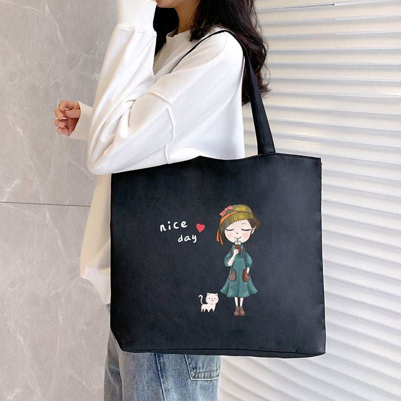 Women's Large Capacity Hand Carrying Canvas Bag - AMIR BAGS INDIA PRIVATE LIMITED