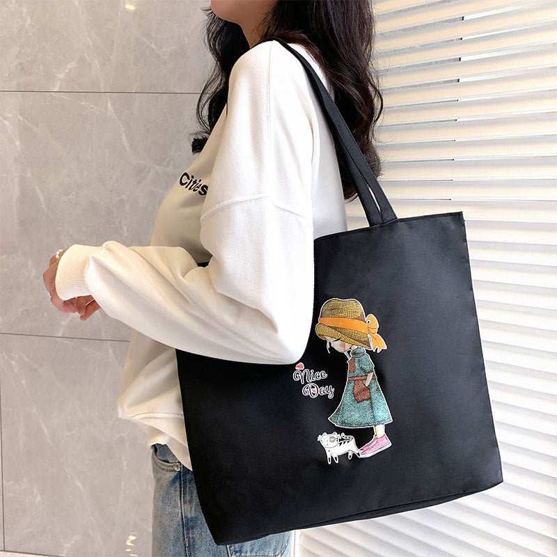 Women's Large Capacity Hand Carrying Canvas Bag - AMIR BAGS INDIA PRIVATE LIMITED