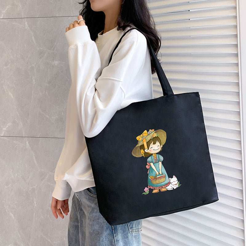 Women's Large Capacity Hand Carrying Canvas Bag - AMIR BAGS INDIA PRIVATE LIMITED
