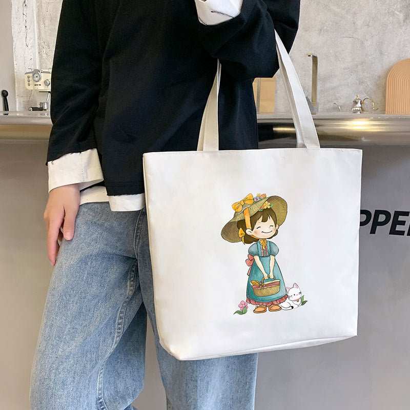 Women's Large Capacity Hand Carrying Canvas Bag - AMIR BAGS INDIA PRIVATE LIMITED