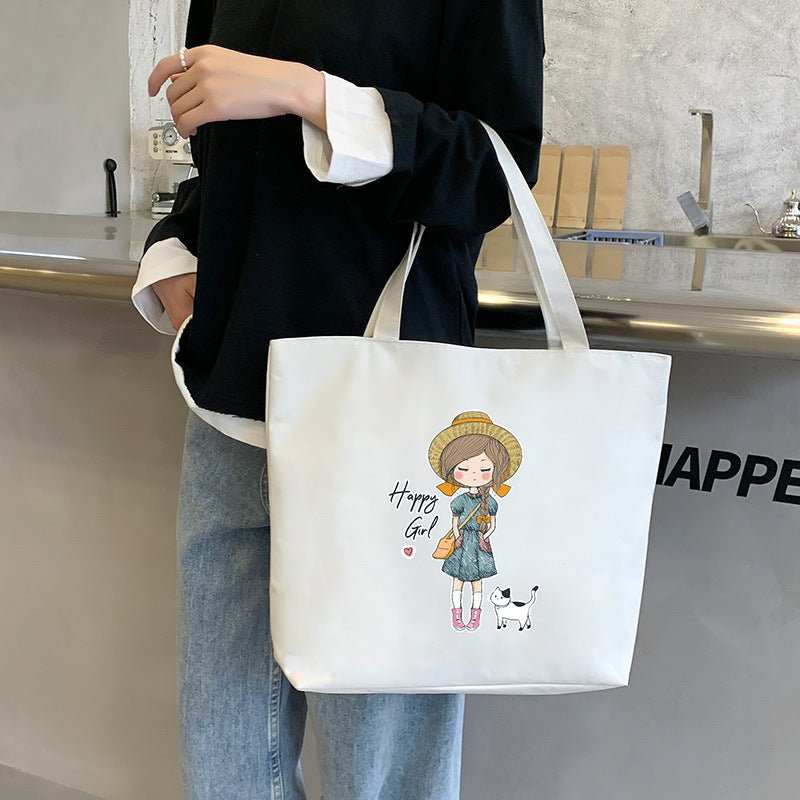 Women's Large Capacity Hand Carrying Canvas Bag - AMIR BAGS INDIA PRIVATE LIMITED