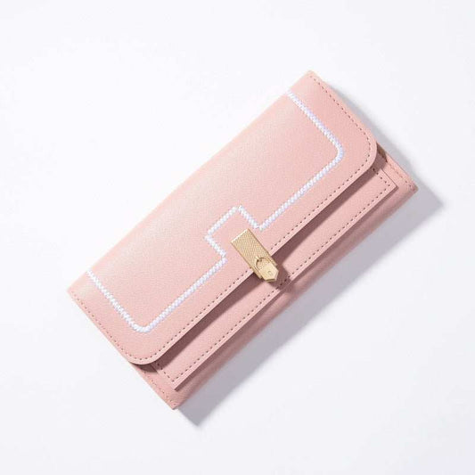 Women's Long And Simple Student Large Capacity Multi - card - slot Clutch - AMIR BAGS INDIA PRIVATE LIMITED