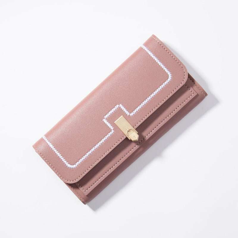 Women's Long And Simple Student Large Capacity Multi - card - slot Clutch - AMIR BAGS INDIA PRIVATE LIMITED