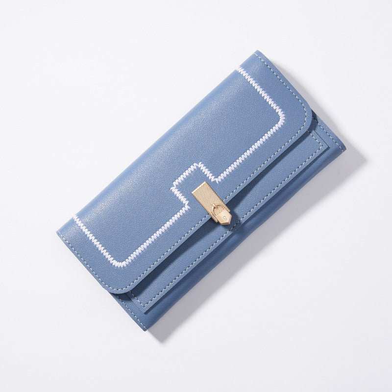 Women's Long And Simple Student Large Capacity Multi - card - slot Clutch - AMIR BAGS INDIA PRIVATE LIMITED