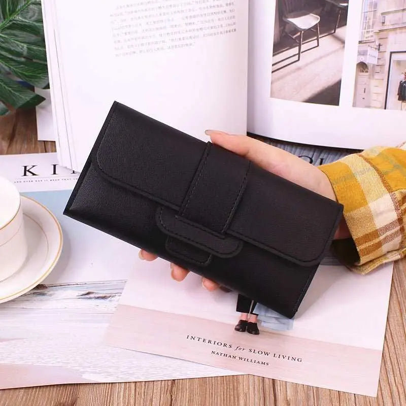 Women's Long Wallet Tri - fold Clutch Large Capacity - AMIR BAGS INDIA PRIVATE LIMITED