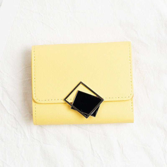 Women's Short Chic Flip Zipper Multiple Card Slots Wallet - AMIR BAGS INDIA PRIVATE LIMITED