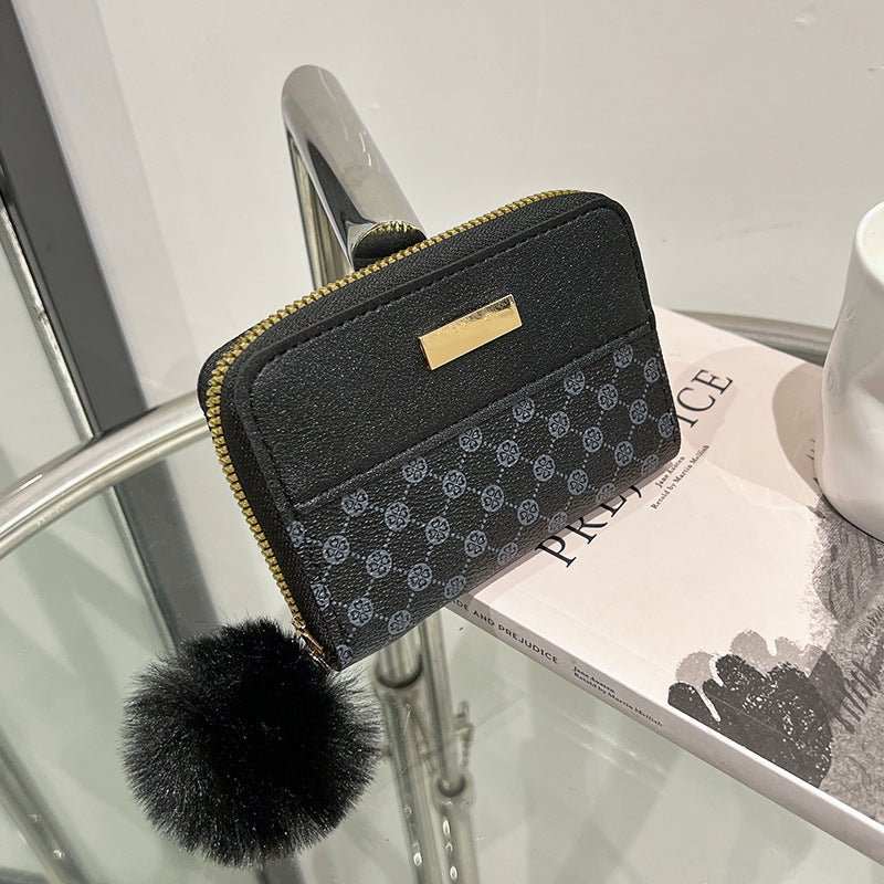 Women's Short Printing Color Contrast Korean Style Bag Wallet - AMIR BAGS INDIA PRIVATE LIMITED