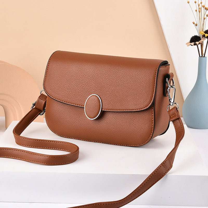 Women's Shoulder Bags Solid Color Small Square Bag Messenger Flap Bag - AMIR BAGS INDIA PRIVATE LIMITED