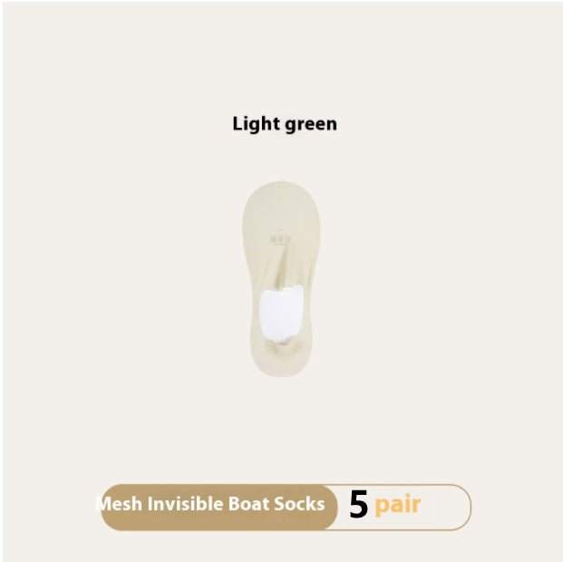 Women's Summer Thin Breathable Traceless Invisible Socks - AMIR BAGS INDIA PRIVATE LIMITED