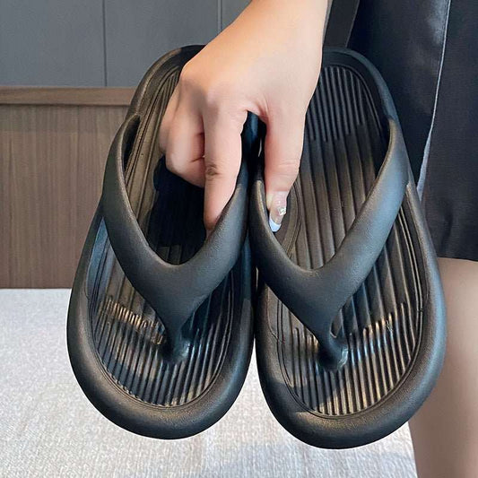 Women's Thick - soled Flip - flops Summer Non - slip - AMIR BAGS INDIA PRIVATE LIMITED