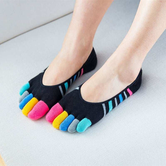 Women's Toe Socks Summer Cotton Invisible Toe Socks Toe Socks - AMIR BAGS INDIA PRIVATE LIMITED