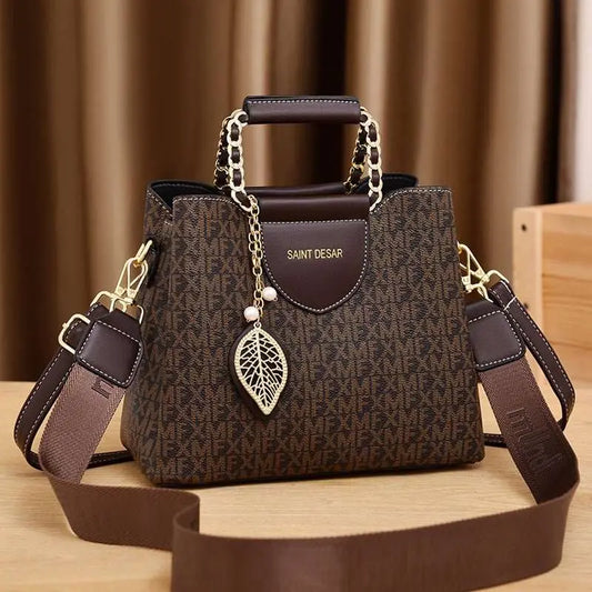 Women's Vintage Fashion Print Handbag - AMIR BAGS INDIA PRIVATE LIMITED