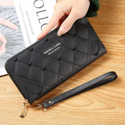Women's Wallet Long Fashion Single Zipper - AMIR BAGS INDIA PRIVATE LIMITED