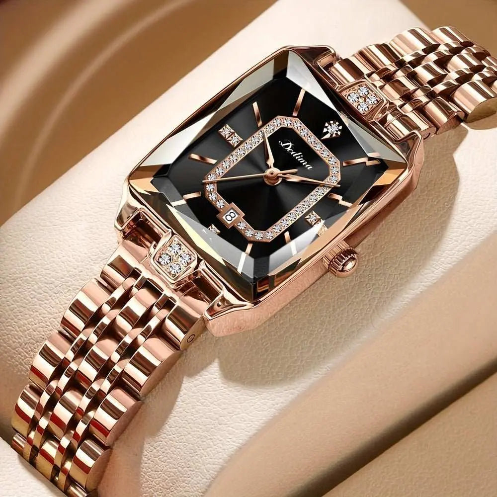 Women's Waterproof High - end Fashion All - match Watch - AMIR BAGS INDIA PRIVATE LIMITED