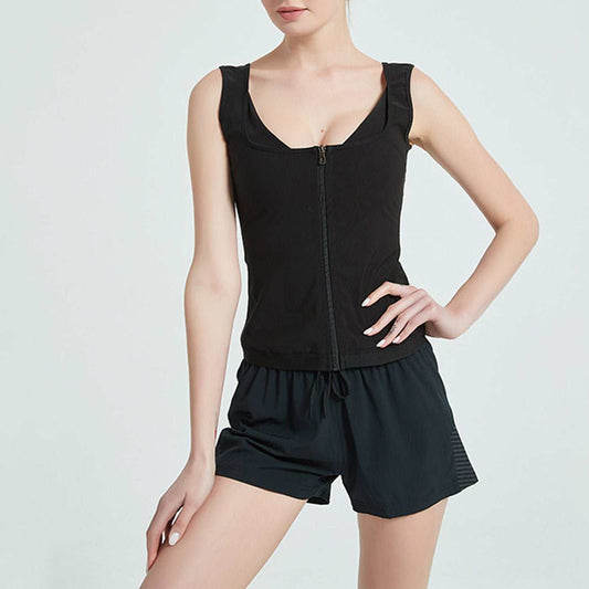 Women's Zip Vest Shapewear Storm Sweatshirt - AMIR BAGS INDIA PRIVATE LIMITED