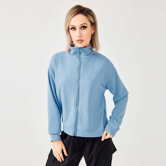 Women's Zipper Sweatshirt - AMIR BAGS INDIA PRIVATE LIMITED